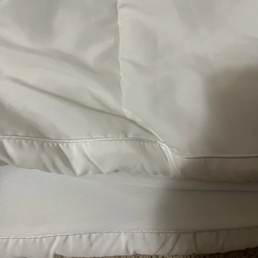 Full Size White Quilted Pillow Top Mattress Cover